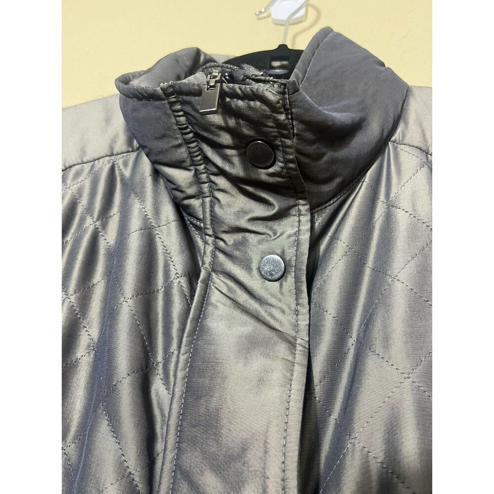 Pendleton Lightweight Gray Silver Puffer Anorak Q… - image 14